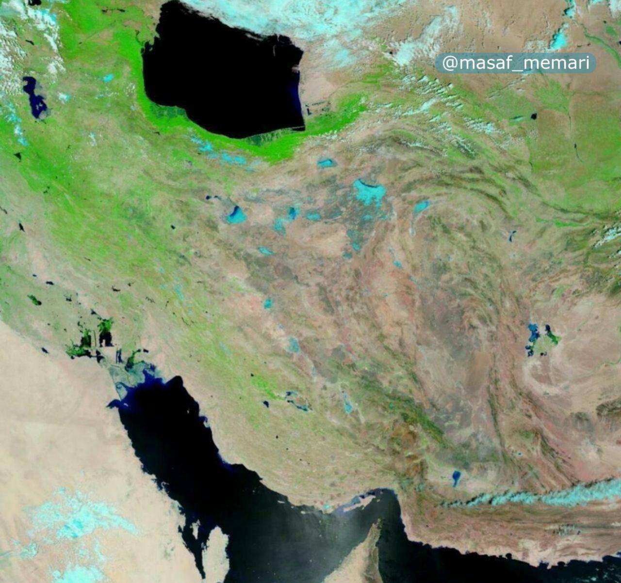 ایران سرسبز تر از هرسال